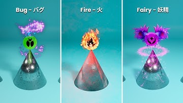 Satisfying Pokémon Energy Simulation - Blender