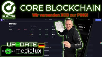 Core Blockchain, wir versenden XCB COIN aus der XCB Hodler App zur PING Exchange!