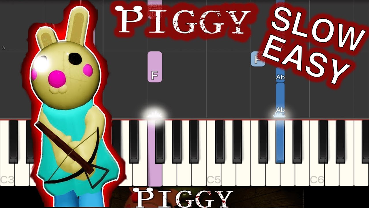 Sloweasypiano Piggy Roblox Bunny S Theme Easy Midi By Sloweasypiano - roblox piggy theme song piano sheet