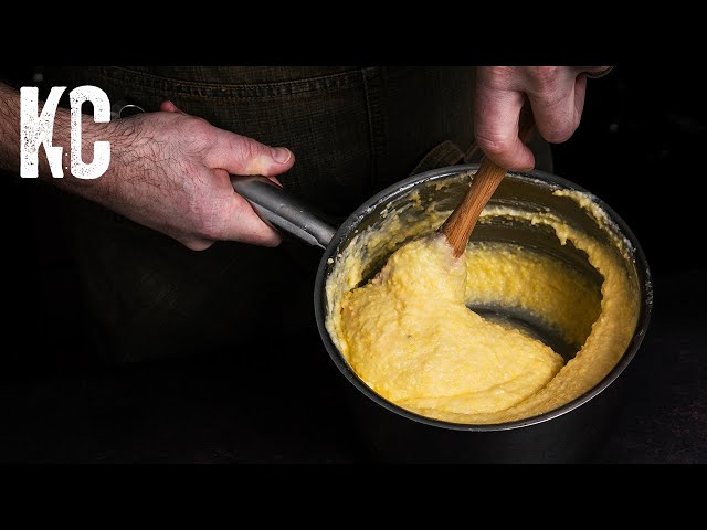 SUPER CREAMY Italian Polenta Recipe class=