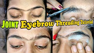 How to learn Eyebrow Threading at Home | Joint Eyebrow | Threading tips for Beginners
