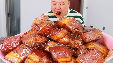 20 catties of pork belly, make "braised pork", one mouth full of juice｜Super Satisfying Mukbang