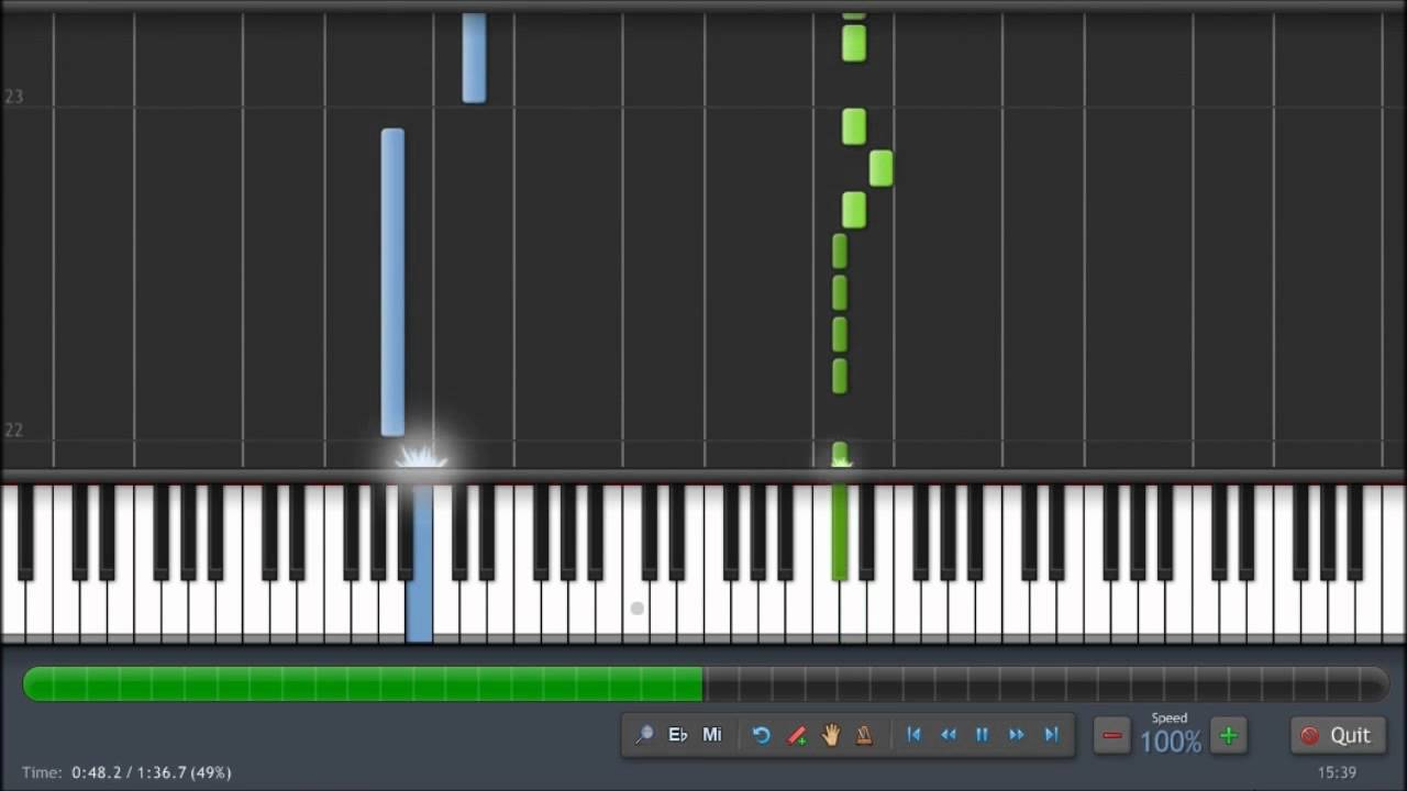 Eric Church Springsteen Piano Tutorial Synthesia YouTube