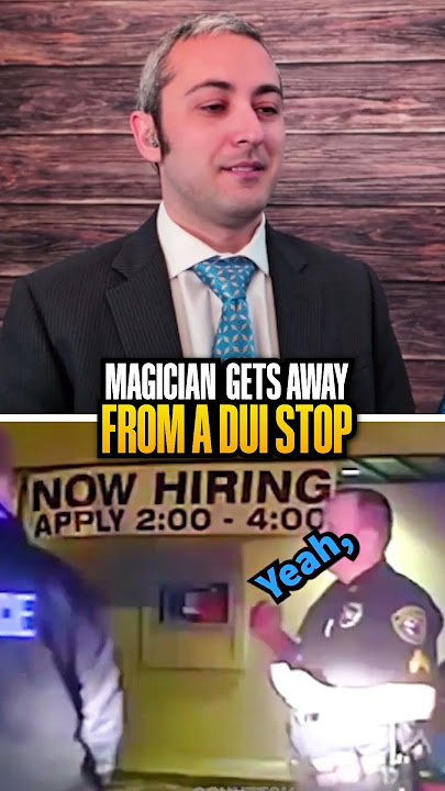 Magician STOPPED by POLICE for DUI