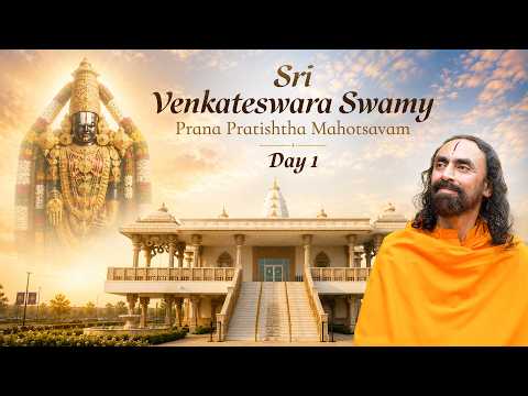 Sri Venkateswara Swamy Prana Pratishtha Mahotsavam | Day 1 Glimpses | Swami Mukundananda