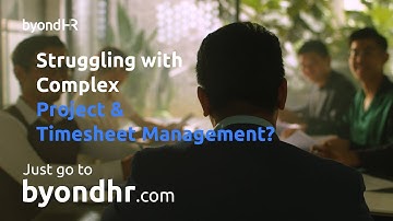 Simplify Your Timesheets: Say Goodbye to Payroll Hassles with ByondHR! | Start Free Trial