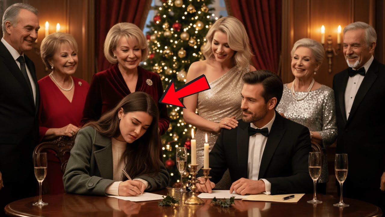 En Larmes, Elle Signe Le Divorce À La Fête De Noël — Sans Savoir Qu'Elle Est Du Milliardaire...