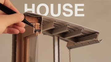 Modelling a house cut in Half | Making an Architecture Section model