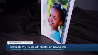 Man on trial for murdering 9-year-old Markiya Dickson in Richmond park