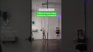 Scary Power Pole Drop Combo : Advanced Pole Trick : Back hook Suicide Drop