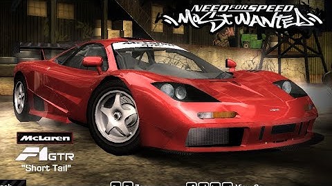 NFS Most Wanted | 1995 McLaren F1 GTR Car Mod Showcase, Test Drive & Gameplay