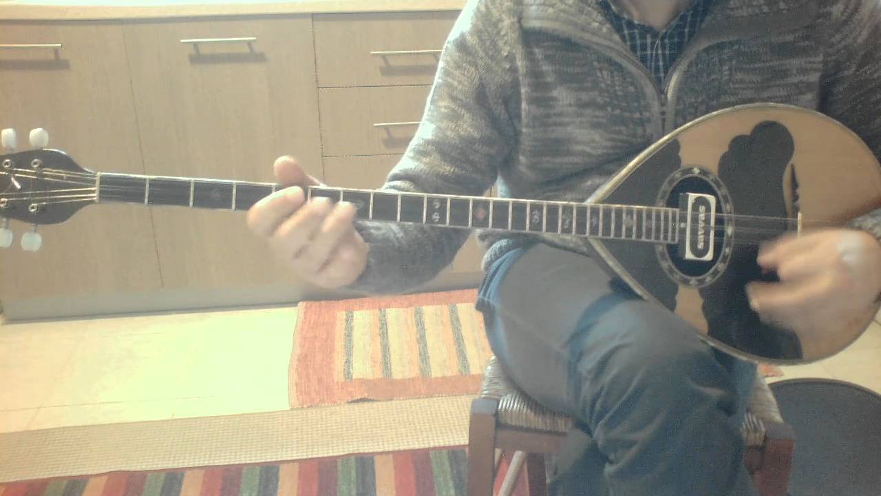 Στα όρη βγαίνει η κάπαρη (Μ. Γενίτσαρης)_Μαθήματα στο τρίχορδο μπουζούκι για αρχάριους by zerlentes