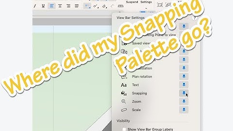 What Happened To The Snapping Palette In Vectorworks 2024?