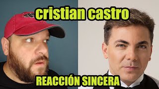 CRISTIAN CASTRO - VOLVER A AMAR - CANTANTE ESPAÑOL REACCIONA, algo pasa en su voz