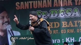 ceramah KH.  ABDUL GHONI  (dalam rangka Santunan anak yatim & dhuafa) Se-desa Bayu