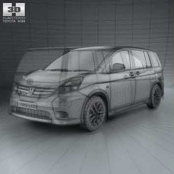 3D Model Toyota Isis 2012  at 3DExport.com