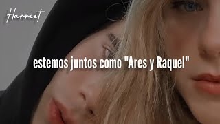 Estemos juntos como Ares y Raquel - Letra - A través de mi ventana - Lacauy - Rauw y Rosa