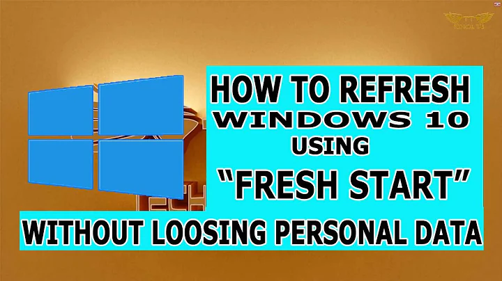 How to Refresh your PC using Fresh Start in Windows 10 | New Tutorial