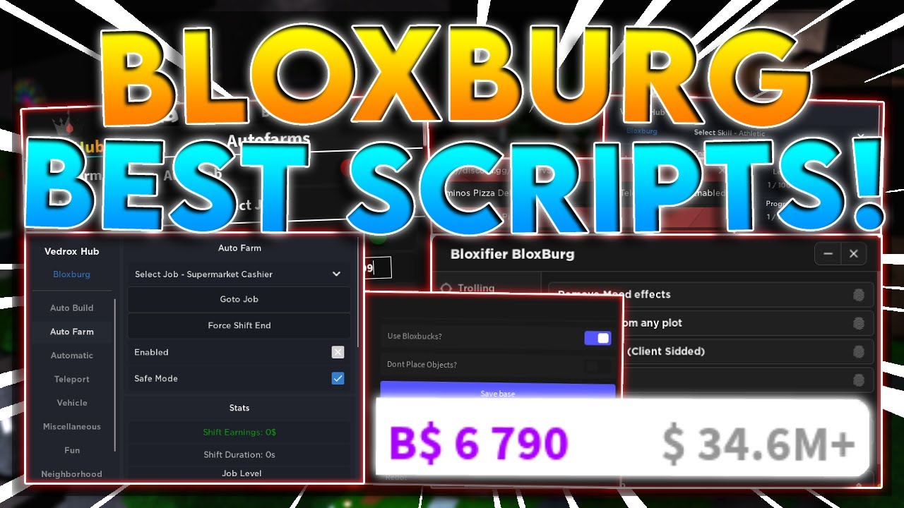 Roblox Bloxburg Autofarm Script 2020 by ItzVirii - Free download on ToneDen