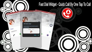 Fast Dial Widget - Quick Call by One tap to call screenshot 4