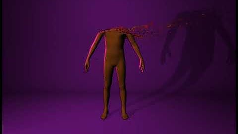 Dispersion effect /maya / 3D