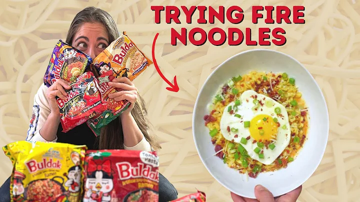 I Made 2 Fire Noodle Recipes