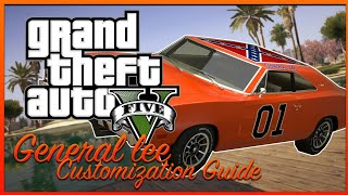 GTA 5 - How to make the General Lee from The Dukes Of Hazzard TV Show series car - PS4