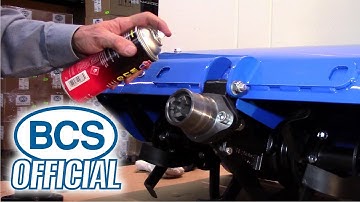 Initial Setup of the Rear-Tine Tiller attachment for BCS Two-Wheel Tractors