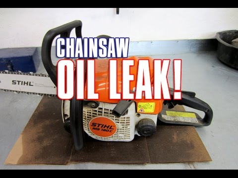 Most Common Cause Of An Oil Leak On STIHL MS170/180-017 