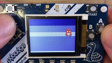 Ruby animation cycles in MakeCode for pybadge demo