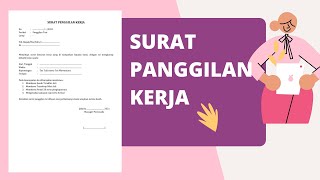 Surat Panggilan Kerja
