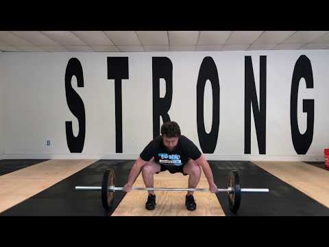 Snatch with Pause at Knee