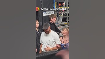 #TaylorSwift and #TravisKelce leave #ErasTour night 3 in Dublin 🫶🥹🥹 🎥: lee.x.g #shorts