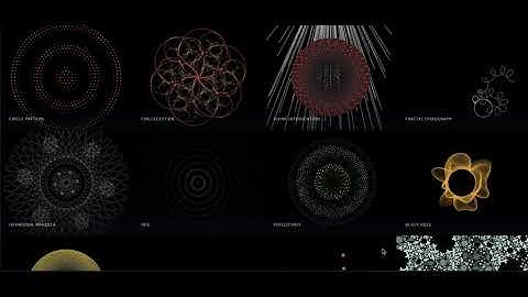 Creative Coding Examples with Compose, Processing.