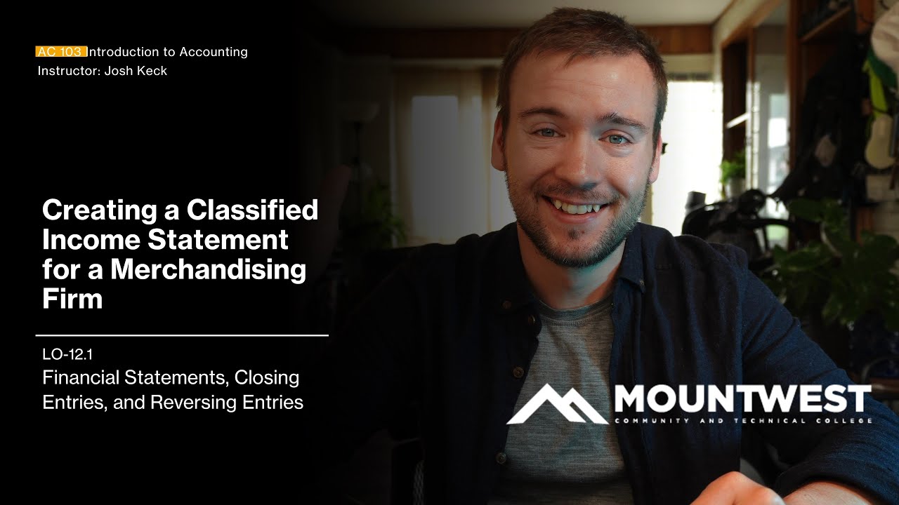 Classified Income Statement