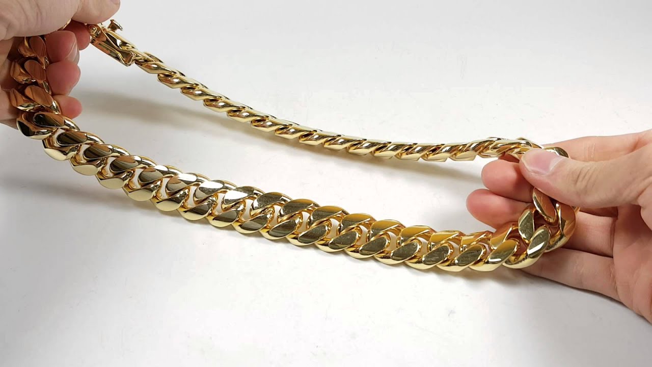 Miami Cuban Link 1 Kilo - YouTube