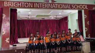 School Song ||Joshua Leading  with 1st students.