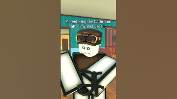 Bathroom Explosion #shorts #short #roblox #funny #robloxmemes #Goldfishiess