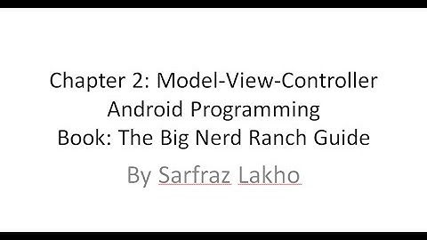 [Sindhi| Android Programming Ch2 - The Big Nerd Ranch Guide | Sarfraz Lakho