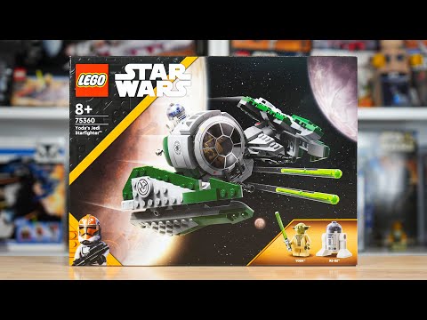 LEGO Star Wars 75360 YODA'S JEDI STARFIGHTER Review! (2023)