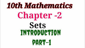 Sets chapter -2 class-X #anjigoudclasses  #sscmaths