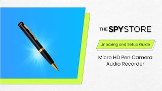 Unboxing & Setup: The Micro HD Pen Camera Audio Recorder | The Spy Store screenshot 1