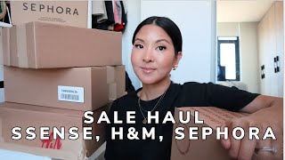 SALE HAUL | SSENSE, H&M, SEPHORA, FABFITFUN