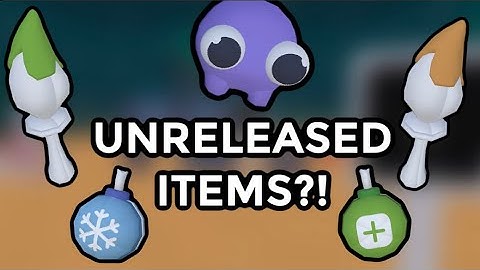 The UNRELEASED ITEMS in Yeeps Hide and Seek!