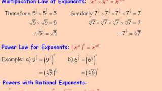 Rational Exponents Part 1