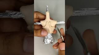 part 3 in making BJD sculpting the upper body #bjd #bjddolls #bjdbody