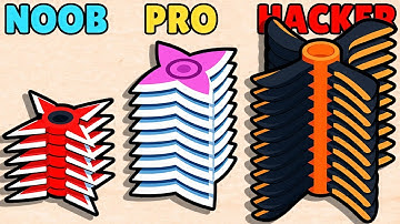 NOOB vs PRO vs HACKER in MightyBladeRush Max Level Gameplay