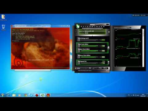 Разгон видеокарты gts 450(Тест в игре gta 5)