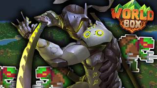 Simulei o GENJI do Overwatch no Worldbox