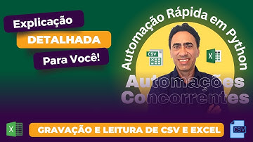 #7 - Gravar e Ler Arquivo CSV e EXCEL com Python